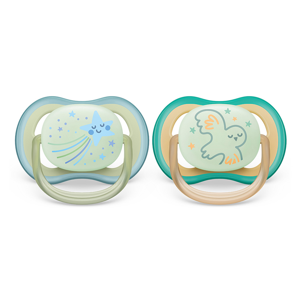 필립스아벤트 울트라 에어 야광 노리개 젖꼭지 2종 세트 SCF376 14,160원