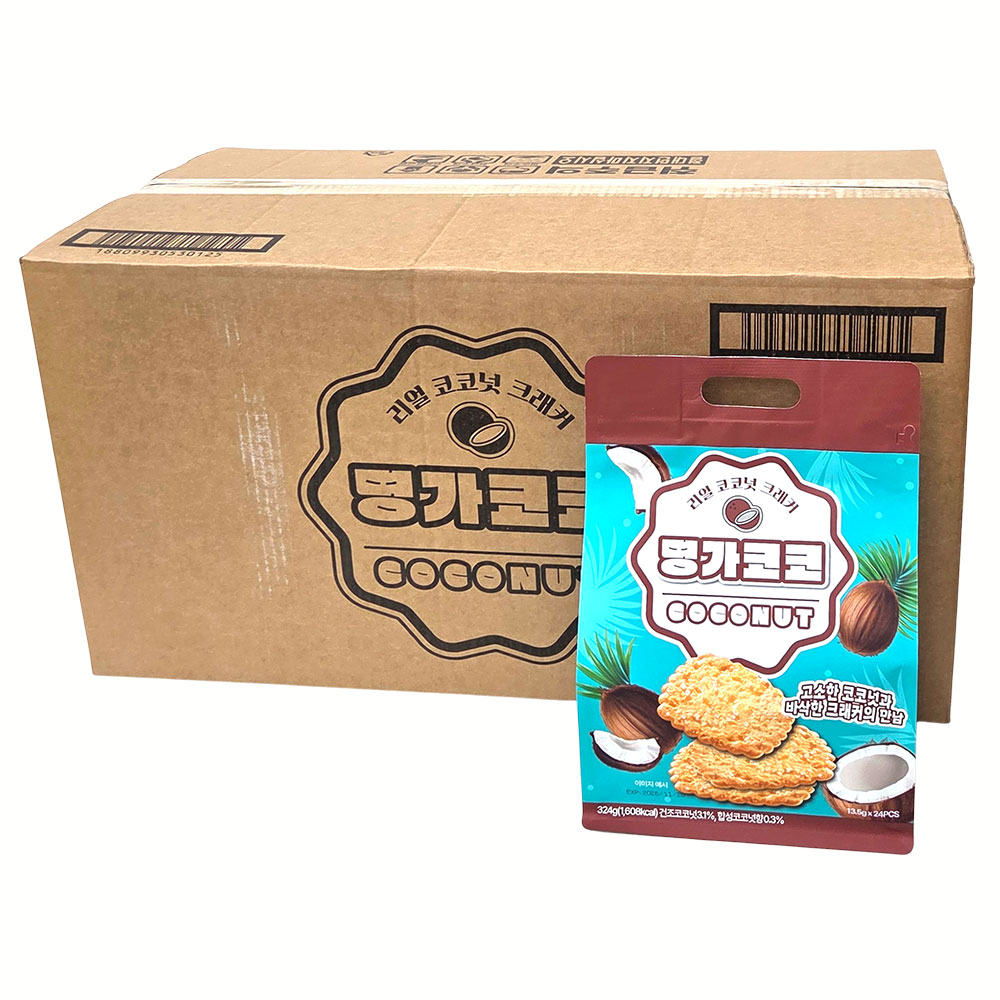 새마원 리얼 명가코코 코코넛 크래커 324g 비스킷 과자 개별포장 비스켓 쿠키 98,000원