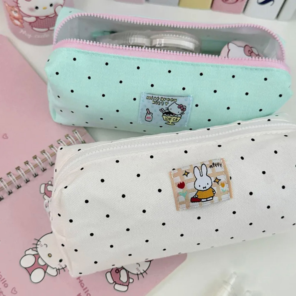 귀여운 도트 미피필통 키티필통 캐릭터필통 예쁜필통 심플필통 파우치 새학기용품 9,900원