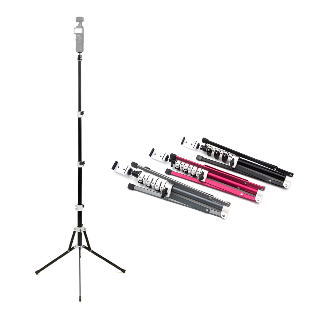 DJI 오즈모 포켓 3 포켓2 호환 멀티 삼각대 접이식 휴대용 콤팩트 거치대 셀카봉 포드 OSMO POCKET, 블랙, 1개 29,000원