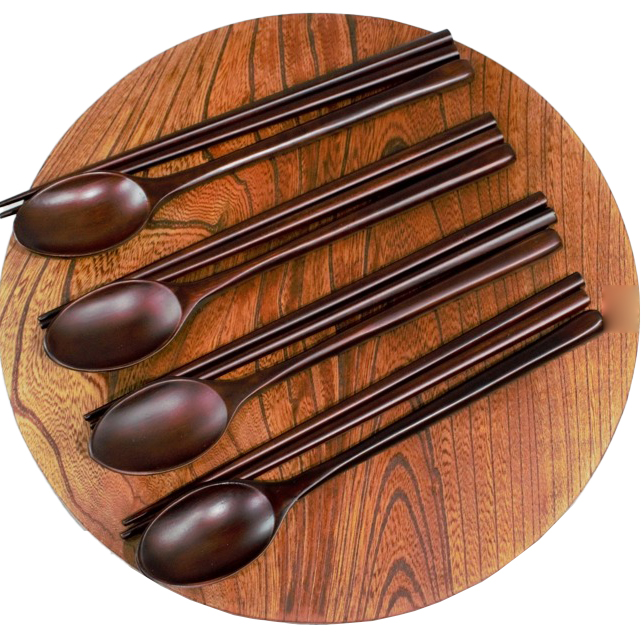 남원목기공예사 문화재 옻칠 수저 + 젓가락 세트, 혼합색상, 수저 4p + 젓가락 4p 88,000원