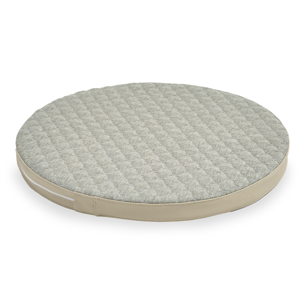 코코리에또펫 항바이러스 소취 구리섬유 매트 강아지 패드 방석 커버분리, 1개, 원형 그레이 50,000원