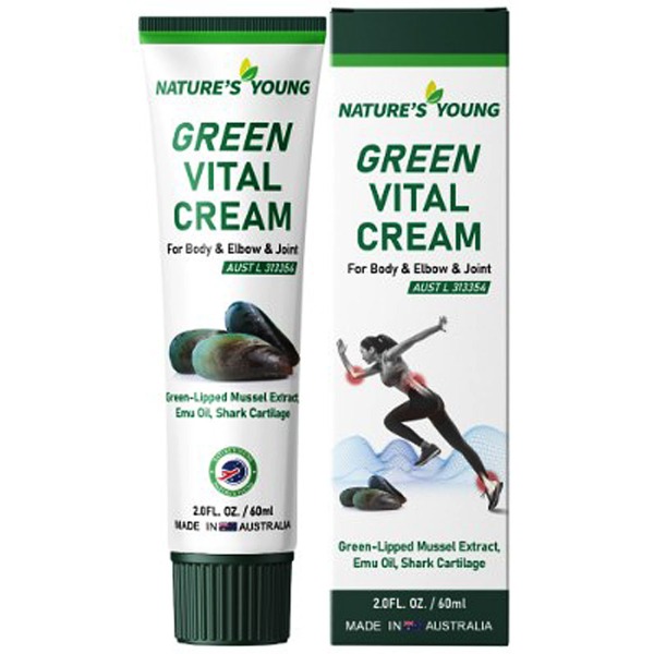 호주 관절크림 네이쳐스영 초록입홍합 그린 바이탈 크림 60,100원