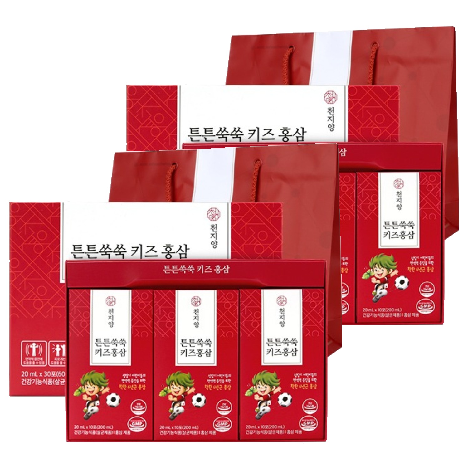 천지양 튼튼쑥쑥 키즈홍삼 + 쇼핑백 46,950원