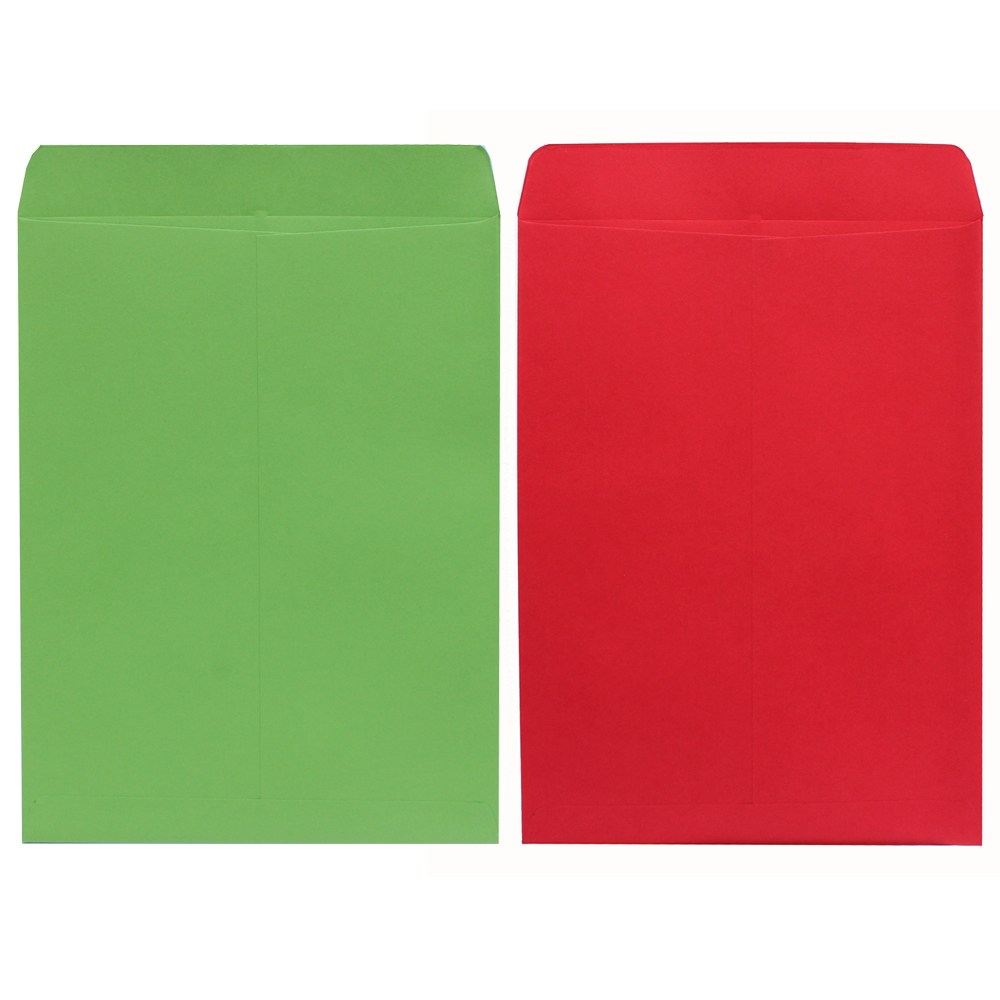 페이퍼포레스트 봉투 각대 B5 9절 서류 중 컬러 빨강 레드 연두 그린 100매 62,000원