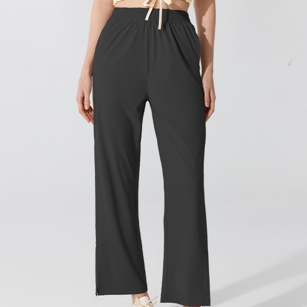 여성 아이스 쿨링 팬츠 여름 냉감 바지 UPF50+ 자외선차단 여름 데일리 밴딩 팬츠 19,900원