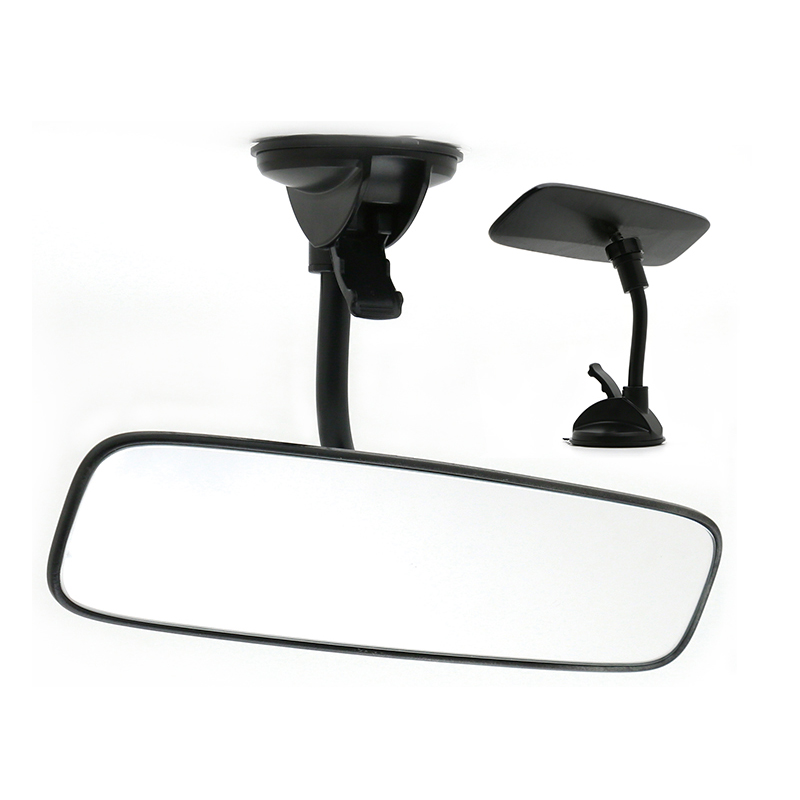 SEAMETAL 자동차 흡착식 룸미러 간편설치 광각 백미러 실내 보조미러 360도 회전 호스식 조절 각도, 1개, 실내거울 18,900원