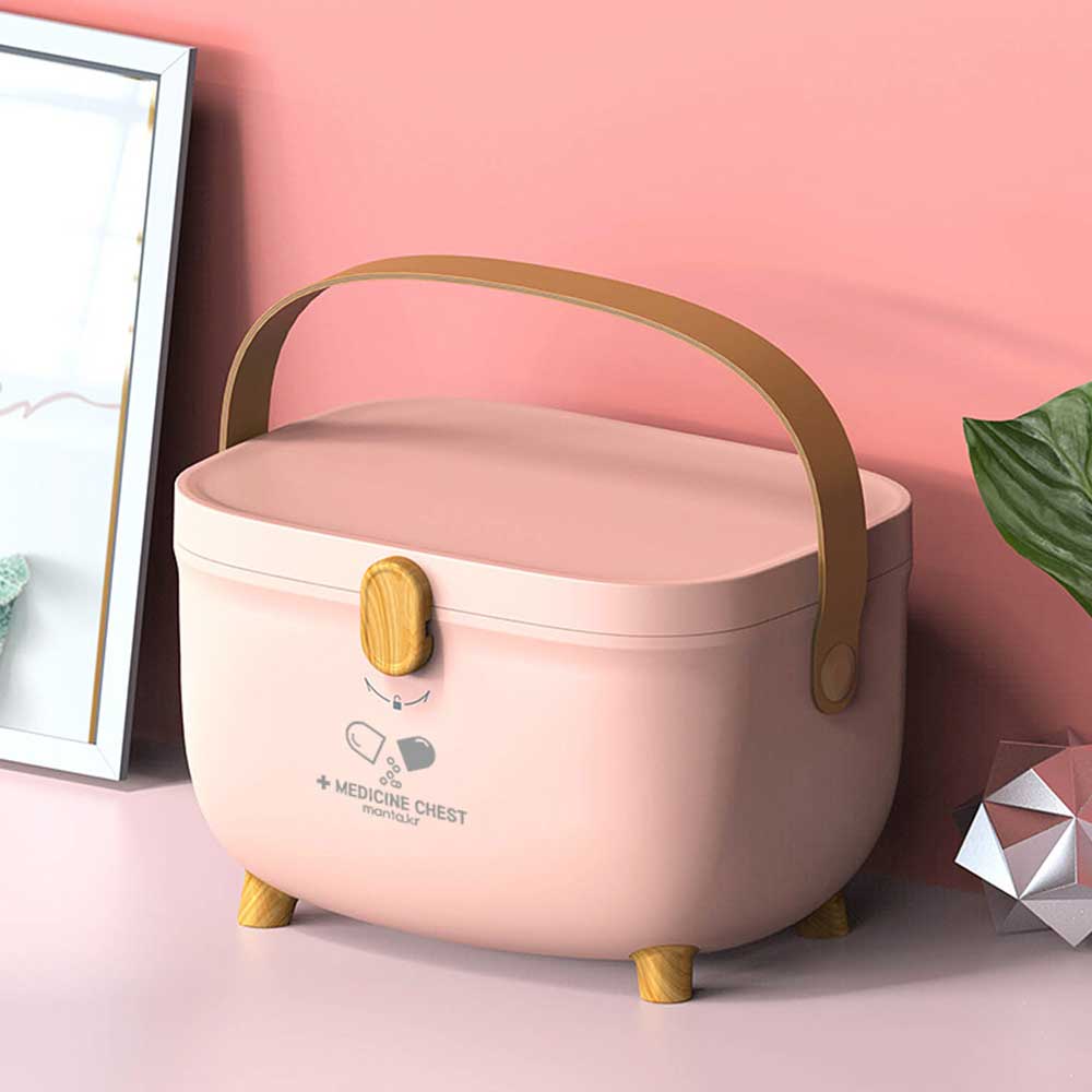 가정용 구급함 파스텔 핑크 케이스 약보관함 구급상자 19,900원