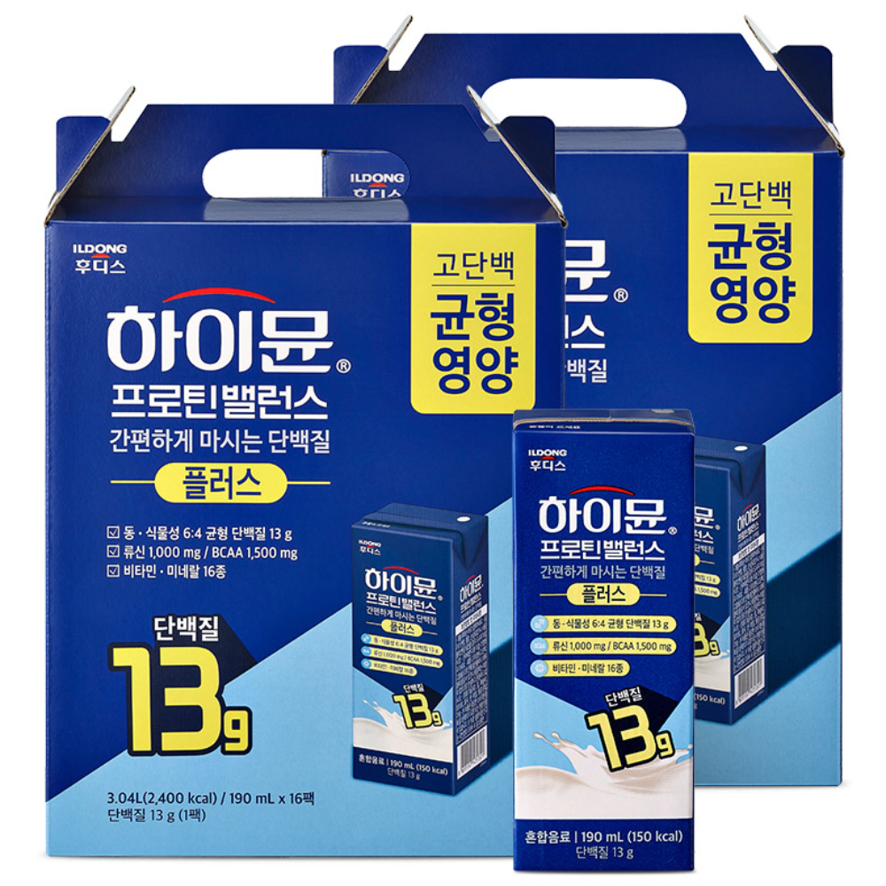 하이뮨 프로틴 밸런스 음료 플러스(13g) 28,110원