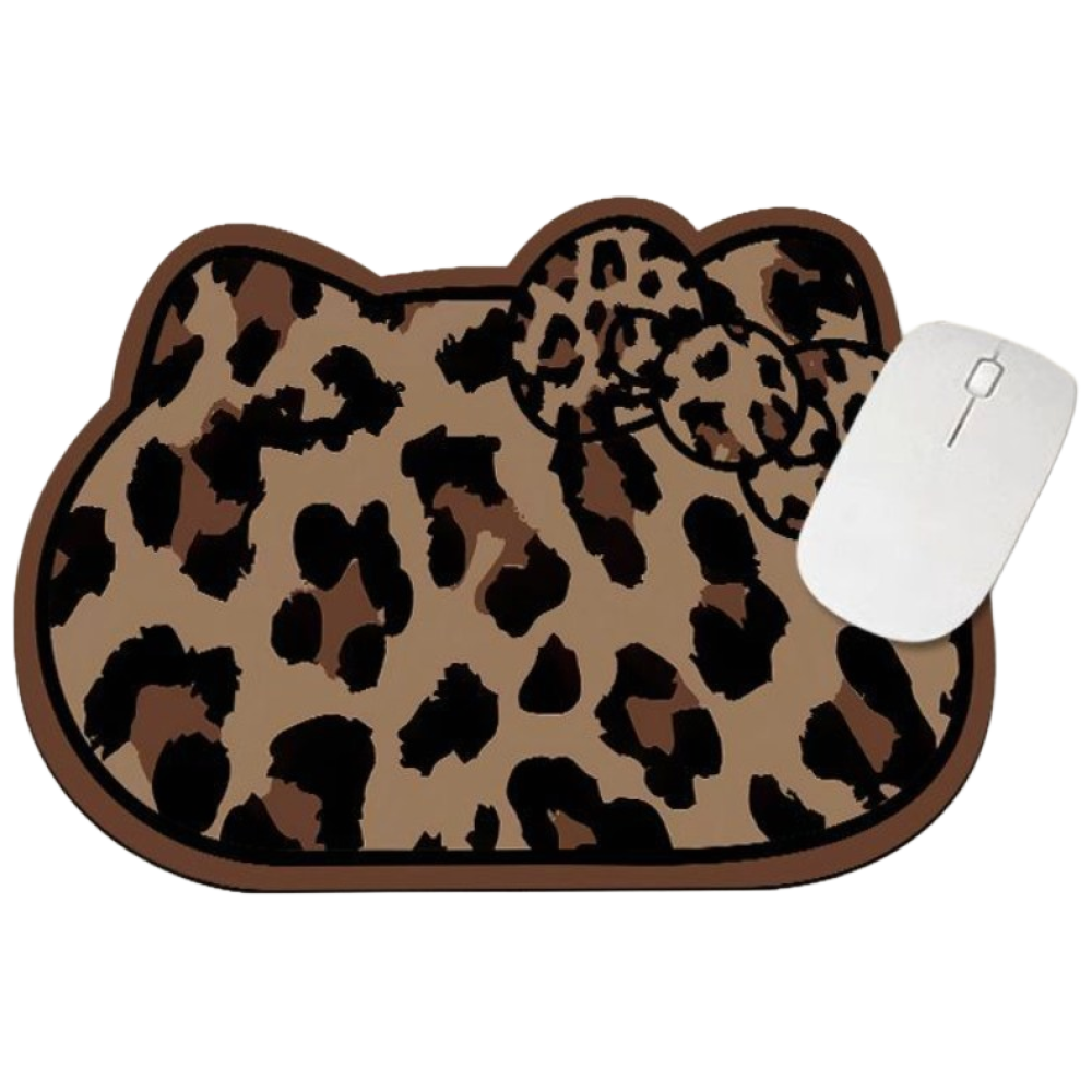 KT 고양이 마우스패드 귀여운 타입 못말려, 1개, 블랙+브라운 11,900원