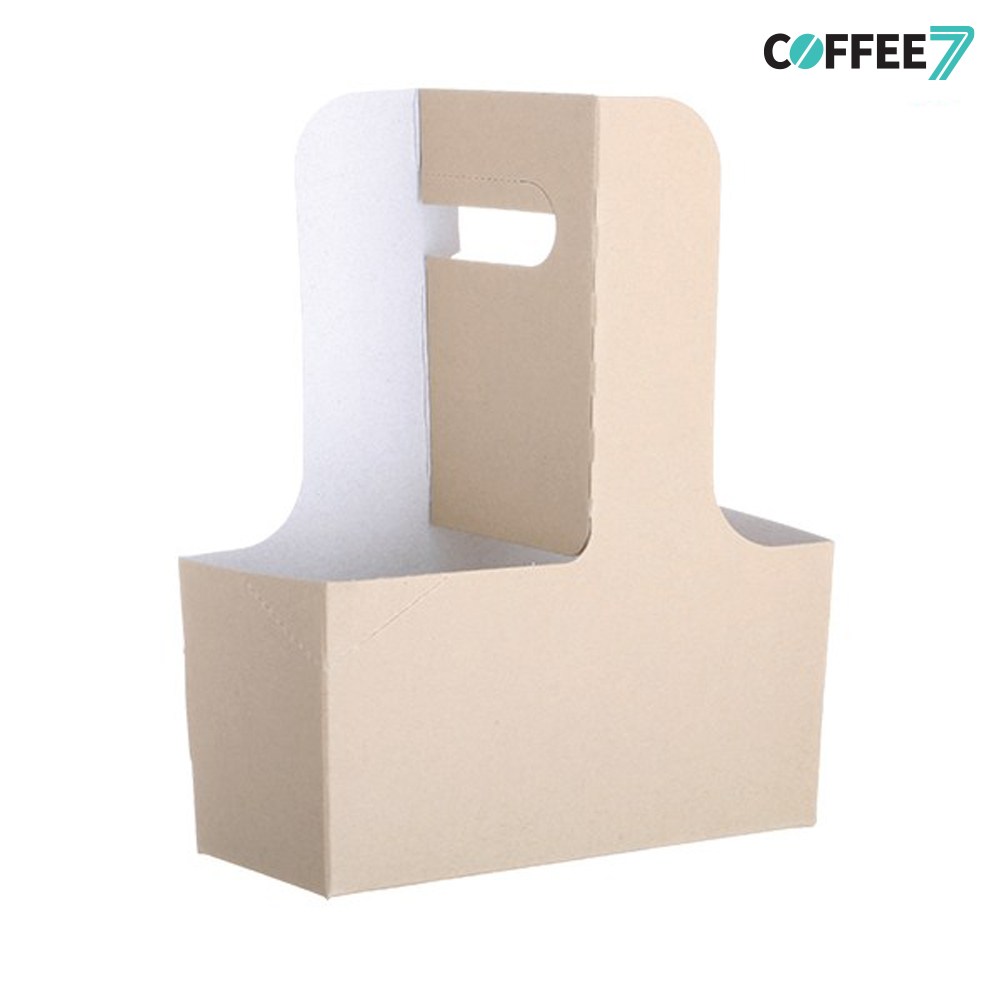 커피세븐 테이크아웃 크라프트 무지 캐리어 2구, 현재가 16,450원