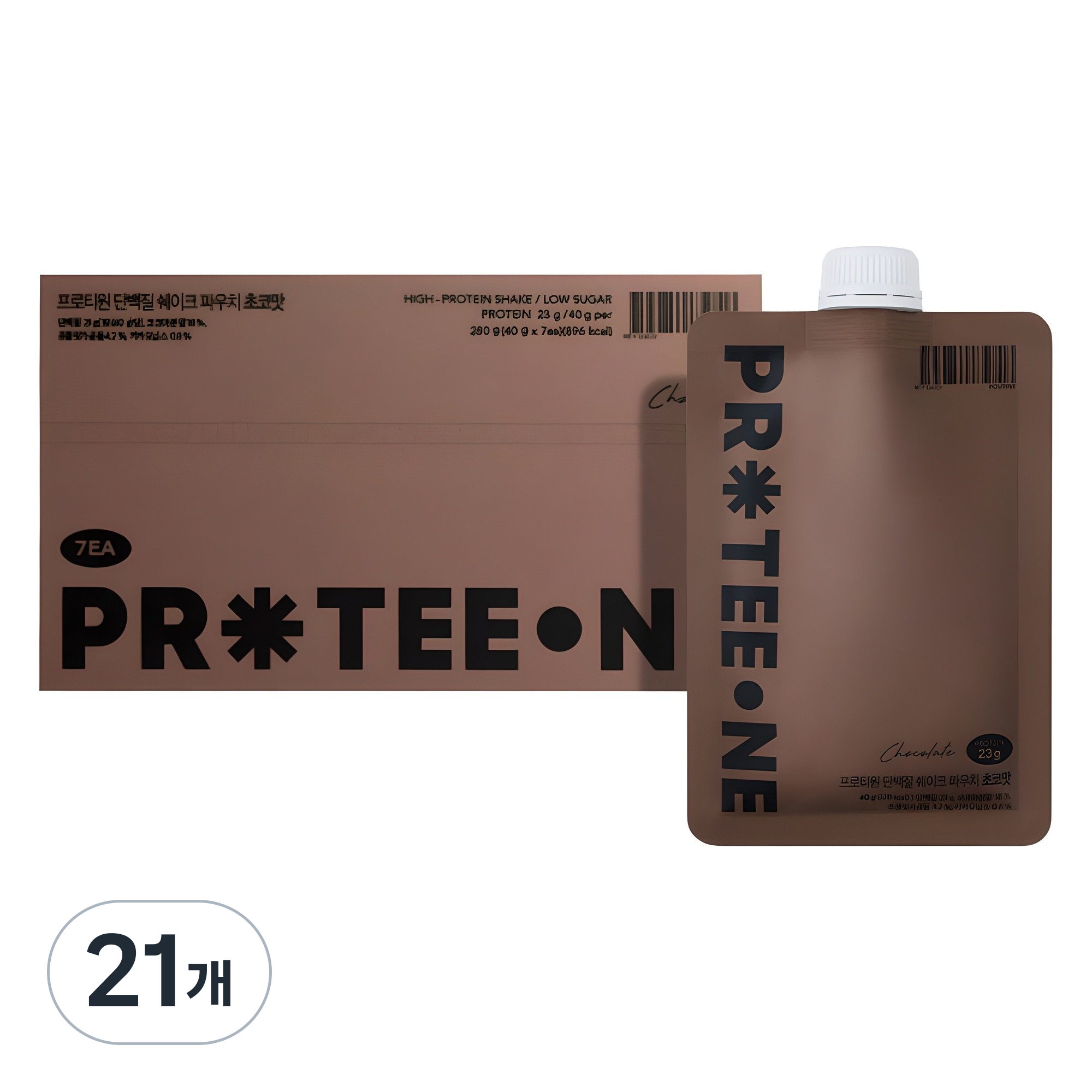 프로티원 단백질 쉐이크 파우치 초코맛 77,700원
