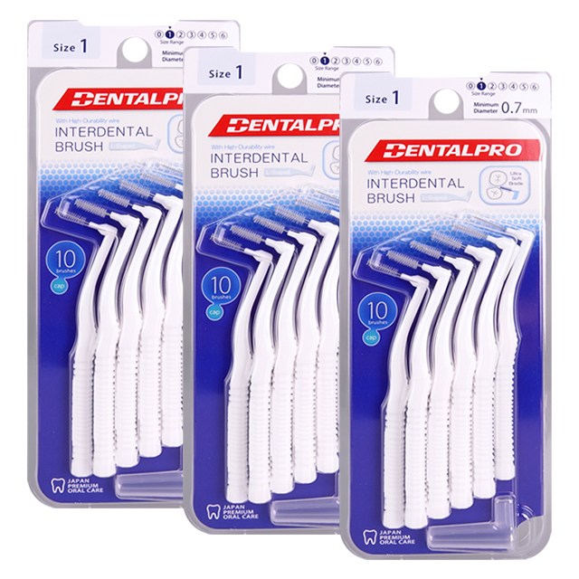 덴탈프로 치간칫솔 L자형 10P 1호 15,900원