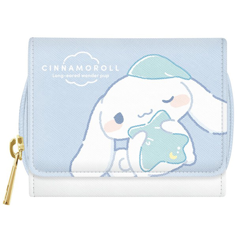 [일본 직수입] 산리오 50주년 스페셜, 잠꾸러기 3단 지갑 (시나모롤) 38,000원