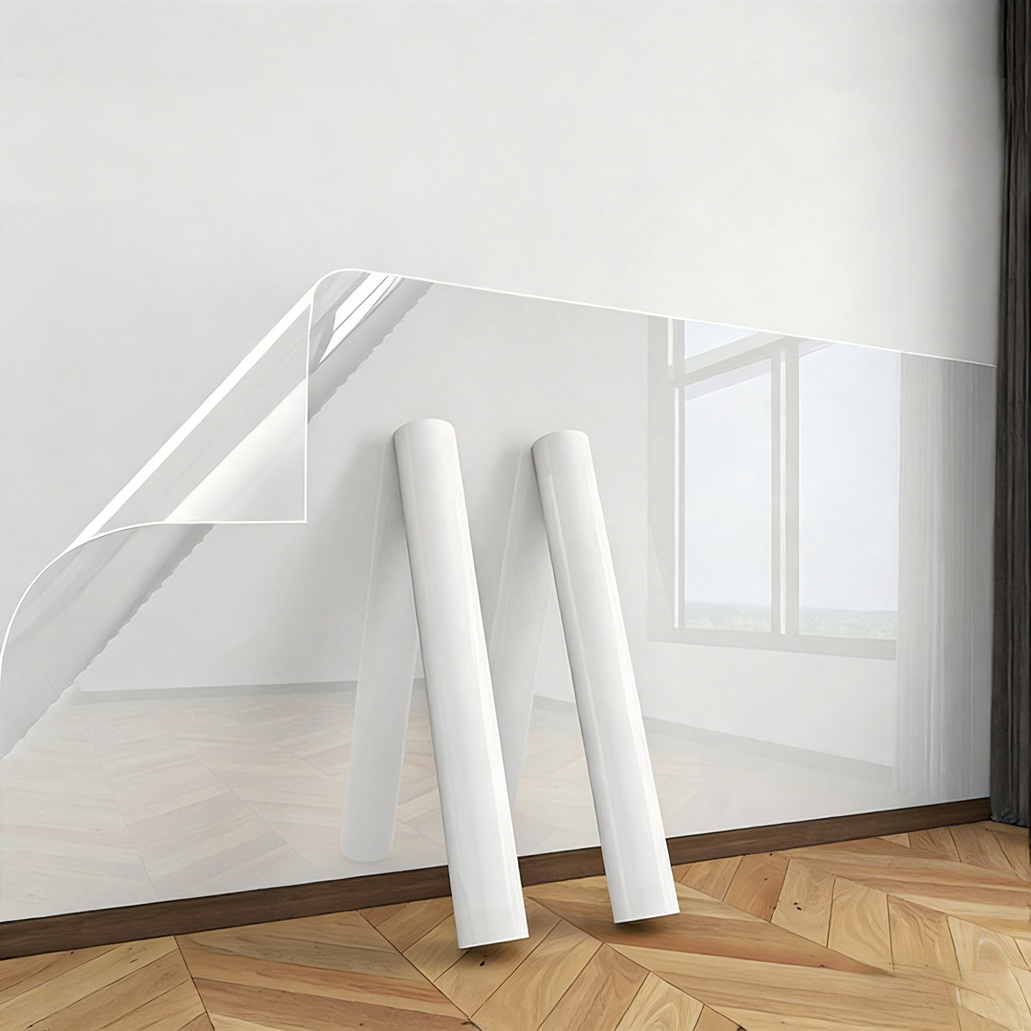 무점착시트지 투명 시트지 벽지보호 필름 오염방지, 투명 12,990원