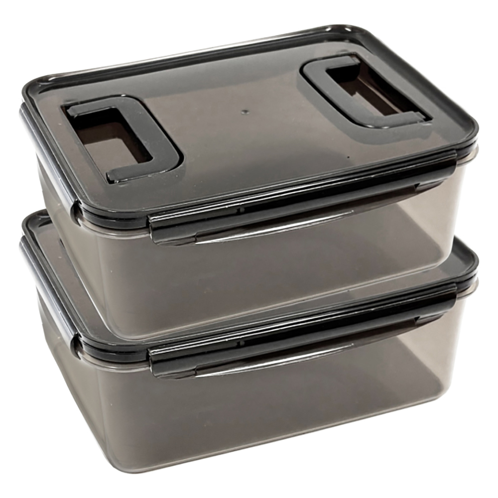 나누담 더 단단한 김치통 블랙 투핸들, 2개, 4.8L 15,900원