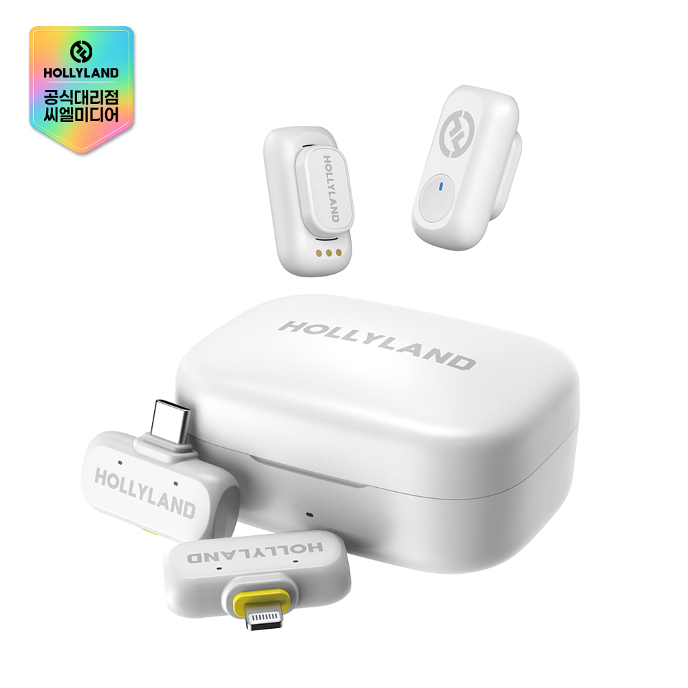 홀리랜드 LARKA1-CB-W 라크 A1 콤보 스마트폰전용 무선마이크 (아이보리) 97,000원