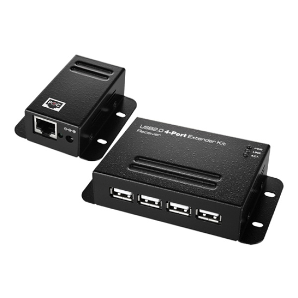(이지넷유비쿼터스) 이지넷 USB 허브 리피터 송수신기 세트, NEXT-USB404 (최대50M/RJ-45) 70,500원