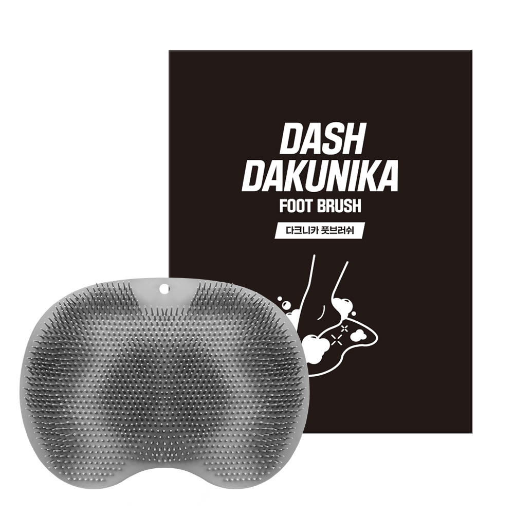 대쉬 다크니카 풋브러쉬 발세척 흡착 매트, 1개, 그레이, 1개입 9,900원