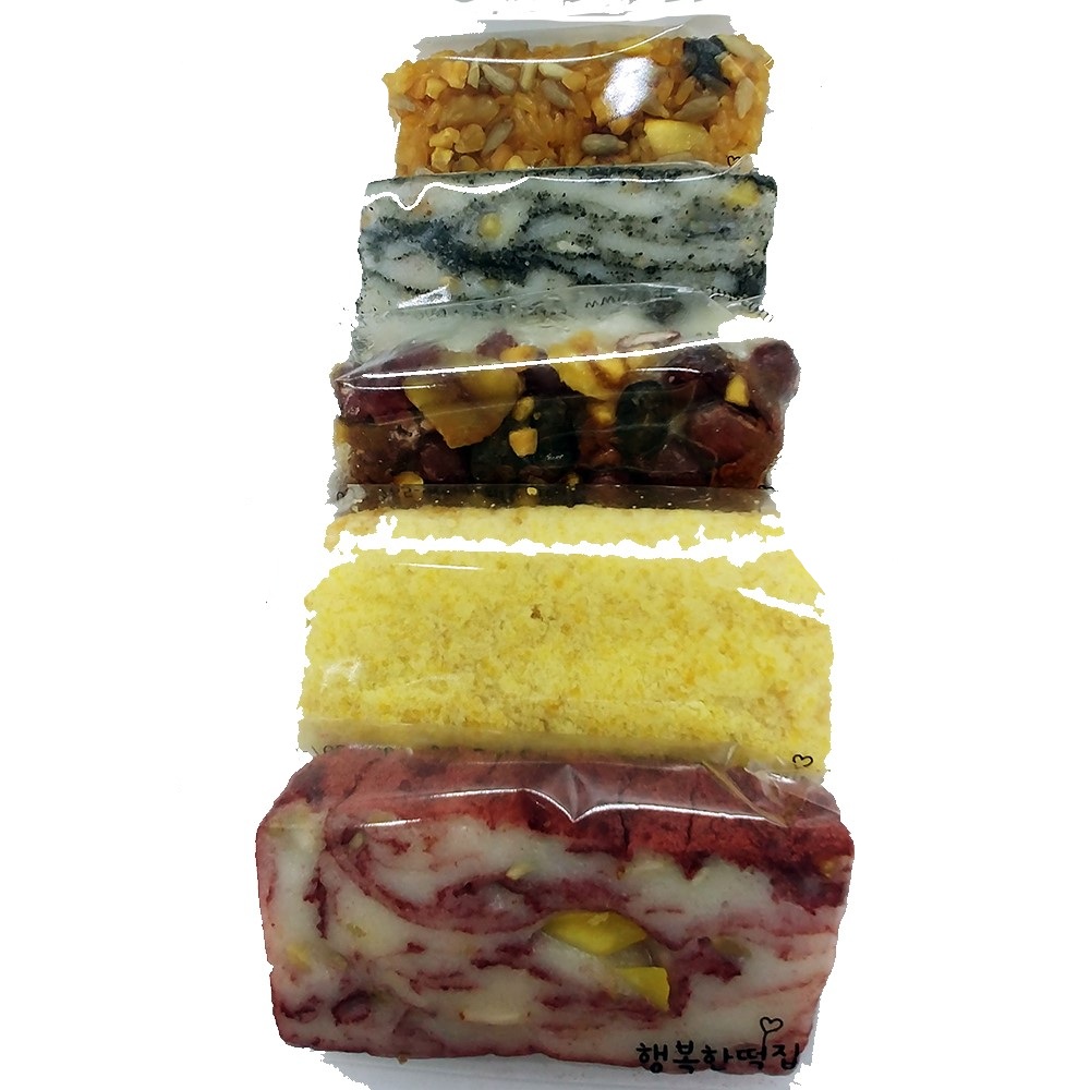 행복한떡집 영양떡 아침식사대용 콩찰떡 약밥 영양찰떡 호박 흑임자 개별포장 5종류30개, 80g, 30개 39,900원