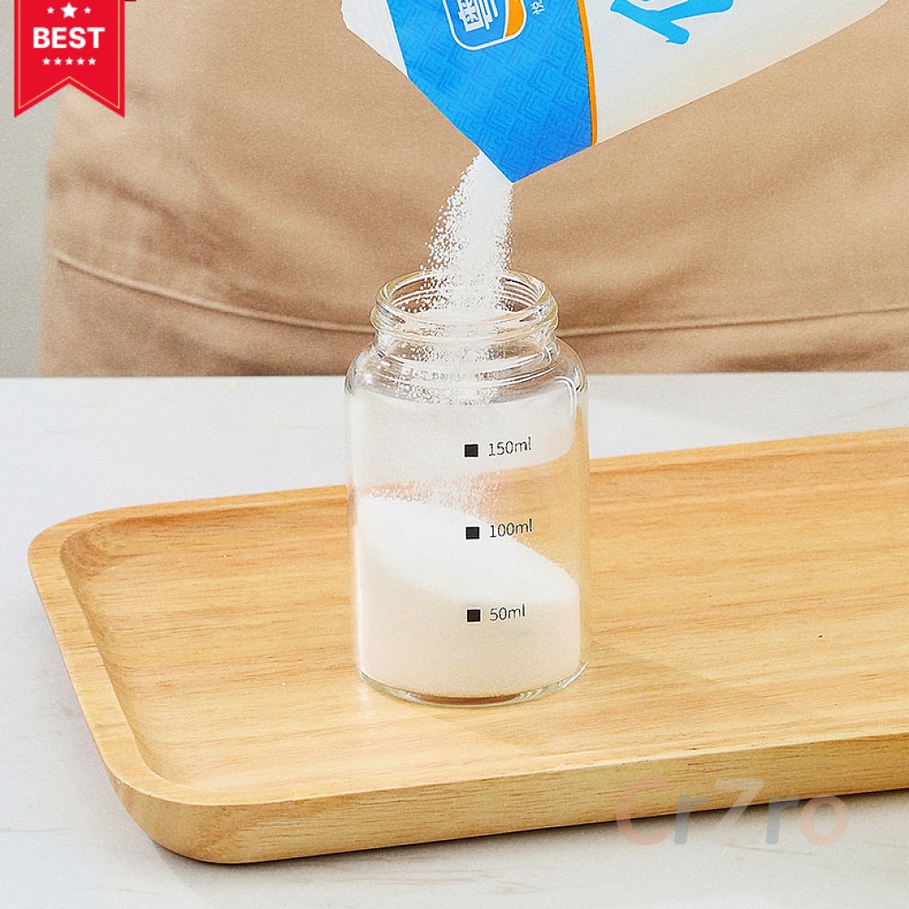 쿠킹홈 톡톡 내열유리 양념통 200ml 눈금 유리 용기 소스병 조미료통 주방 수납 소분, 1개, 200ml 7,450원