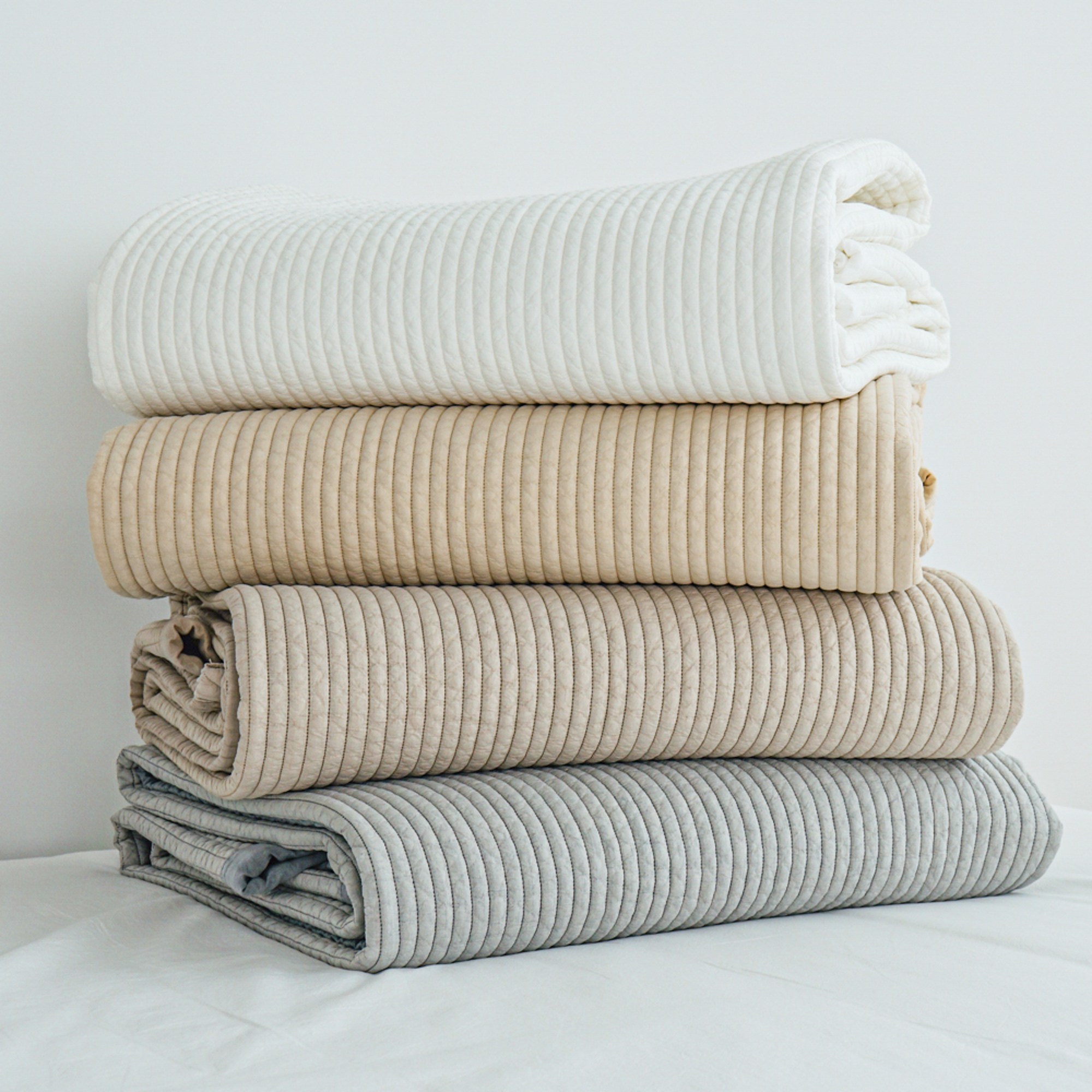 오가니크라프트 100수 순면 침대패드 겸 이불패드 슈퍼싱글 라지킹 고정밴드, 베이지 79,000원