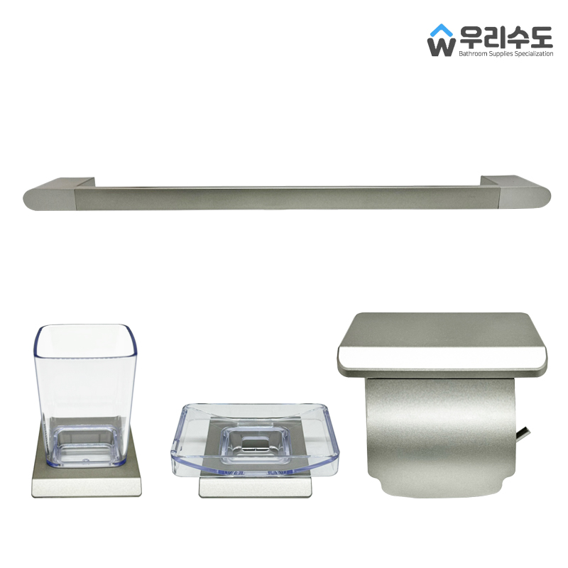 우리수도 SW700 4품 국산 욕실 악세사리 휴지걸이 비누대 컵대, 1개, 무광 28,000원
