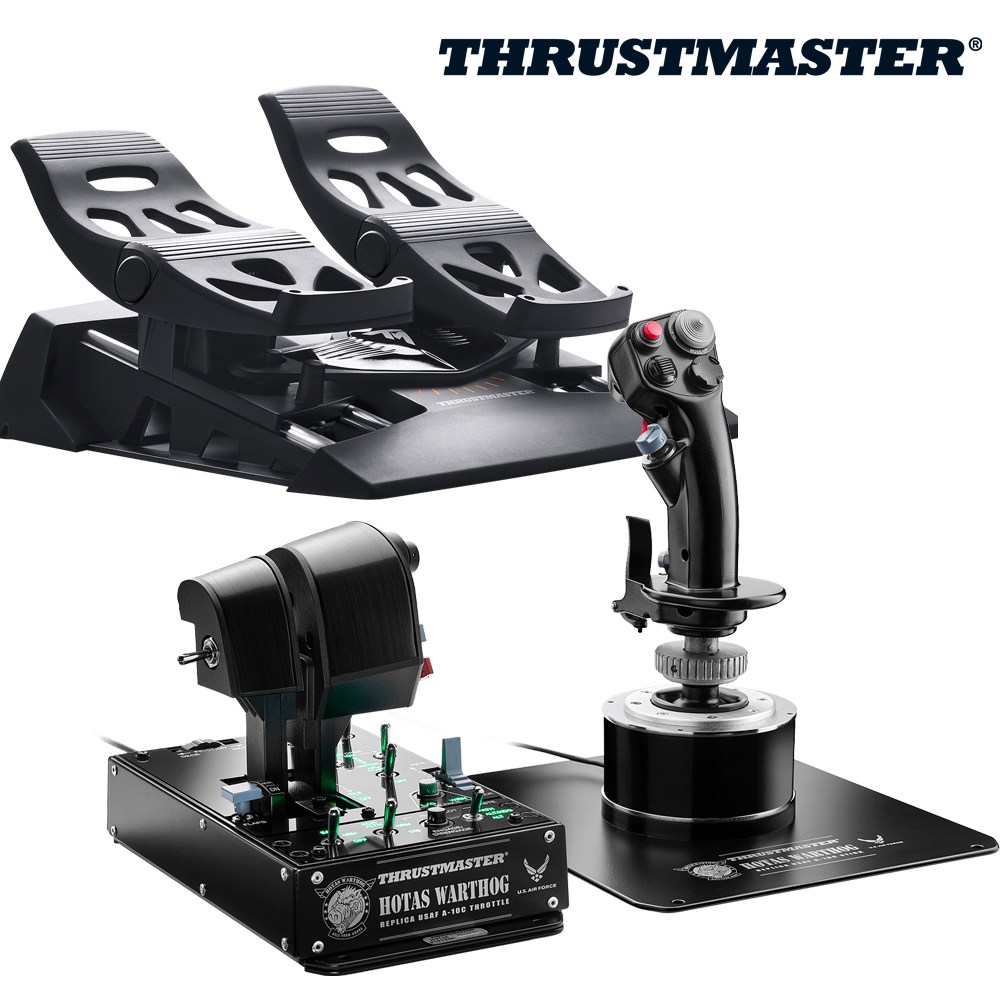 트러스트마스터 HOTAS WARTHOG 스틱 쓰로틀 TFRP 러더 풀세트 (PC전용 공식수입정품) 879,000원