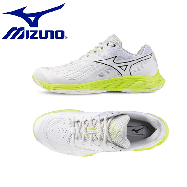 미즈노 웨이브 팡2 와이드 실버라임 71GA231341 배드민턴화 배드민턴/스쿼시/핸드볼/인도어 신발/체대입시 143,000원