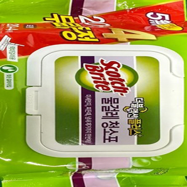스카치브라이트 물걸레 청소포 더블액션 표준형 20 + 4매, 3개 21,870원