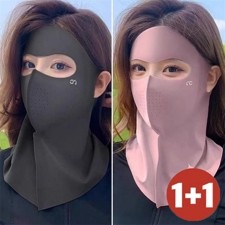 besteffie 1+1 여성 전체 얼굴 커버 자외선 차단 마스크 봄여름 통기성 마스크 얼굴 햇빛가리개 K19 12,250원