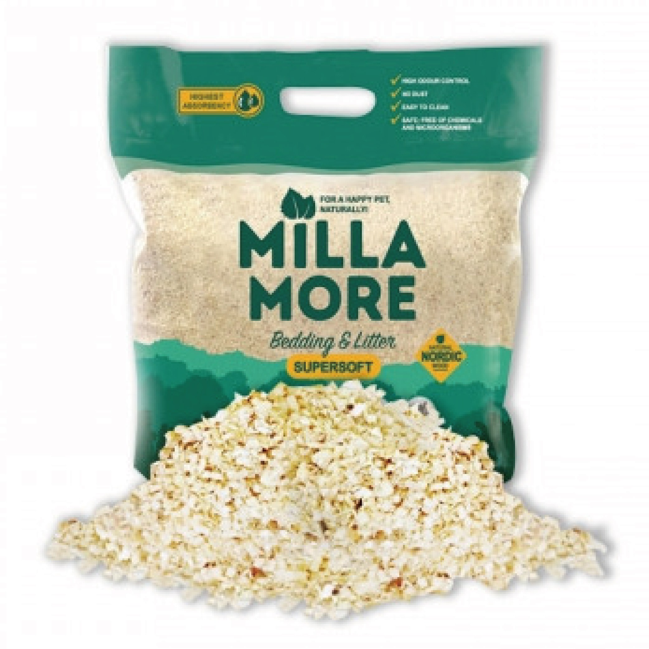 햄스터베딩 밀라모어 소프트 베딩 700g 햄스터용품 톱밥, 700g, 1개 4,900원