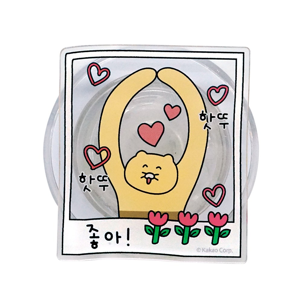 카카오프렌즈 슬로피 춘식이 클리어 맥스탠드 톡, 1개, 하뚜하뚜 16,900원