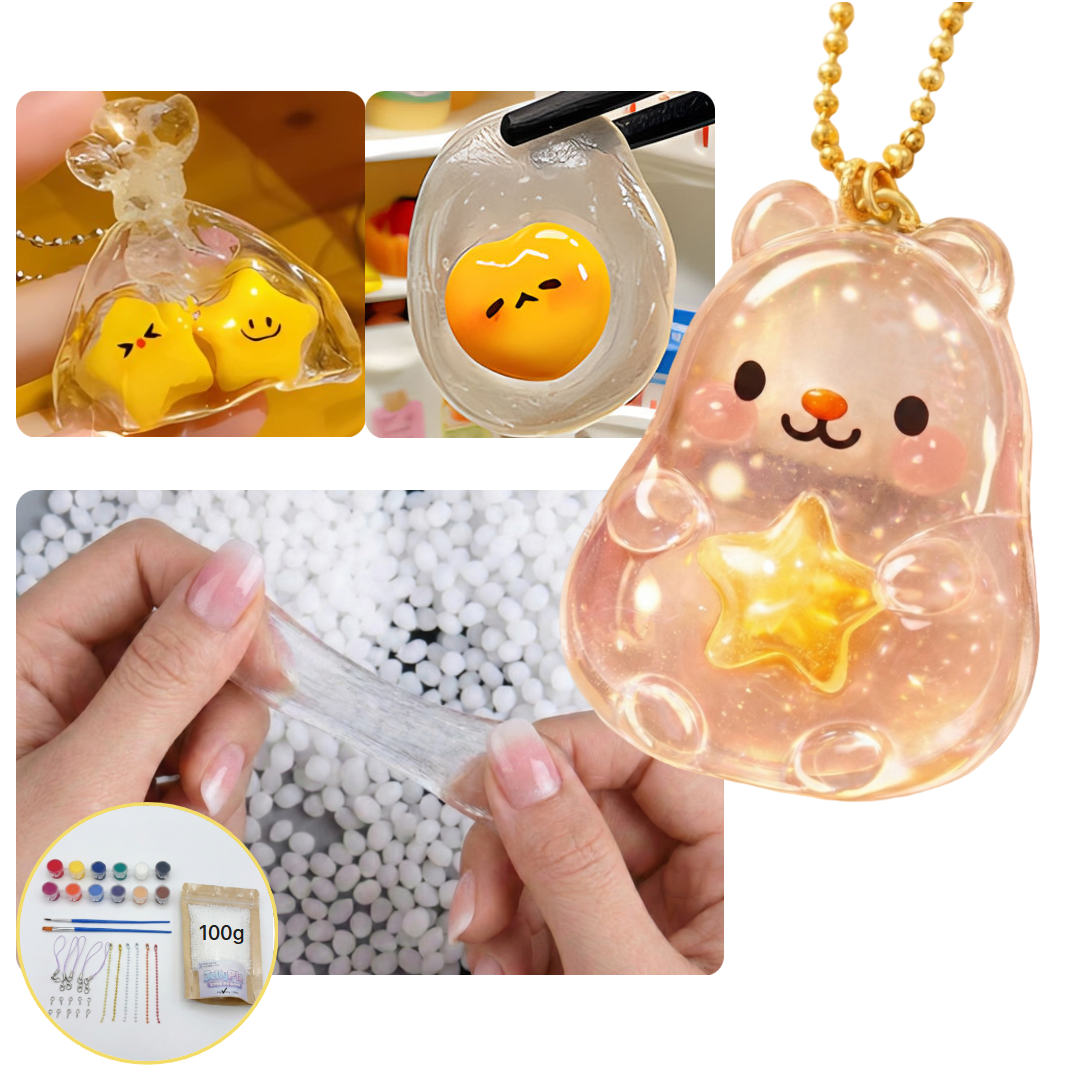 KC인증 미미무 집콕놀이 물라스틱 젤리플라 DIY 키링 만들기 키트 22,400원