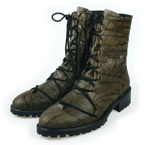 JY-HJ 47-96 코끼리피 빈티지 카키 남성앵글부츠 수제화부츠 키높이부츠 해피슈즈 248,000원