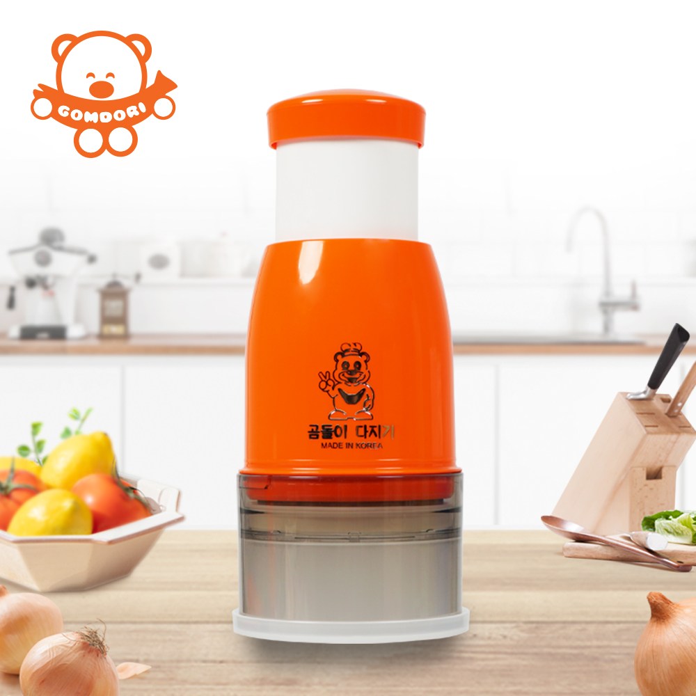 테콘 곰돌이 다지기 국산 마늘 야채 고추 만능 간편 요리 마늘다지기 16,500원