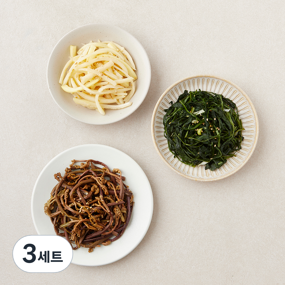 [로켓프레시] 강남밥상 모둠 삼색나물 세트 25,360원