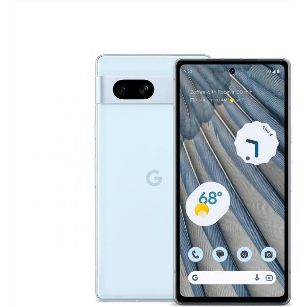 구글 픽셀9 미국판 스마트폰 공기계 Google Pixel 7a - 잠금 해제된 안드로이드 휴대폰 광각 렌즈와 24시간 배터리가 장착된 128GB 숯 682,600원