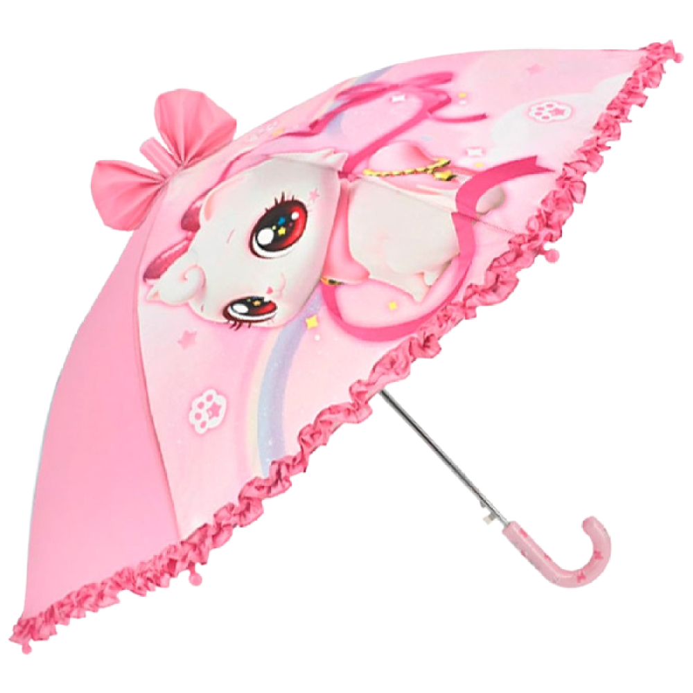 코지24 위시캣 아동우산 47 어린이 유치원 유아 아이 여아 소형 가벼운 캐릭터 경량 입체 투명창 자동 우산 5-7세 18,900원