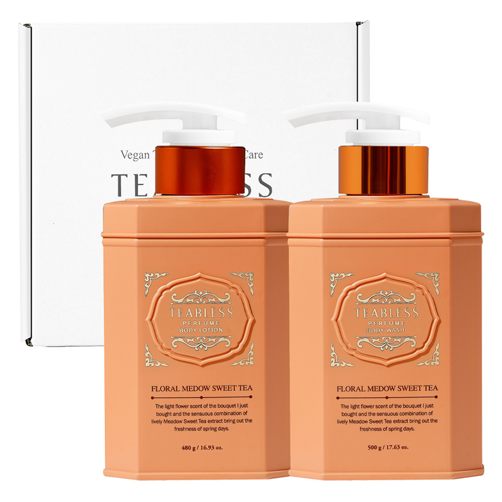 티블레스 플로럴 메도우 스위트티 퍼퓸 바디로션 + 바디워시 + 선물상자 세트, 1세트 33,000원