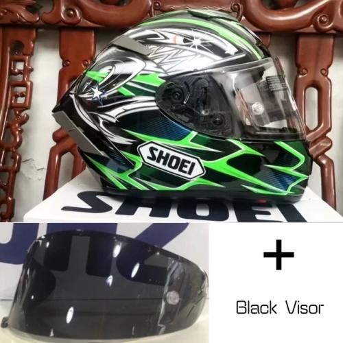 오토바이헬멧 독특한 개성 안전 풀 페이스 오토바이 헬멧 라이딩 모토크로스 레이싱 모토바이크 X14 YANAGAWA5 녹색 색상 209,270원