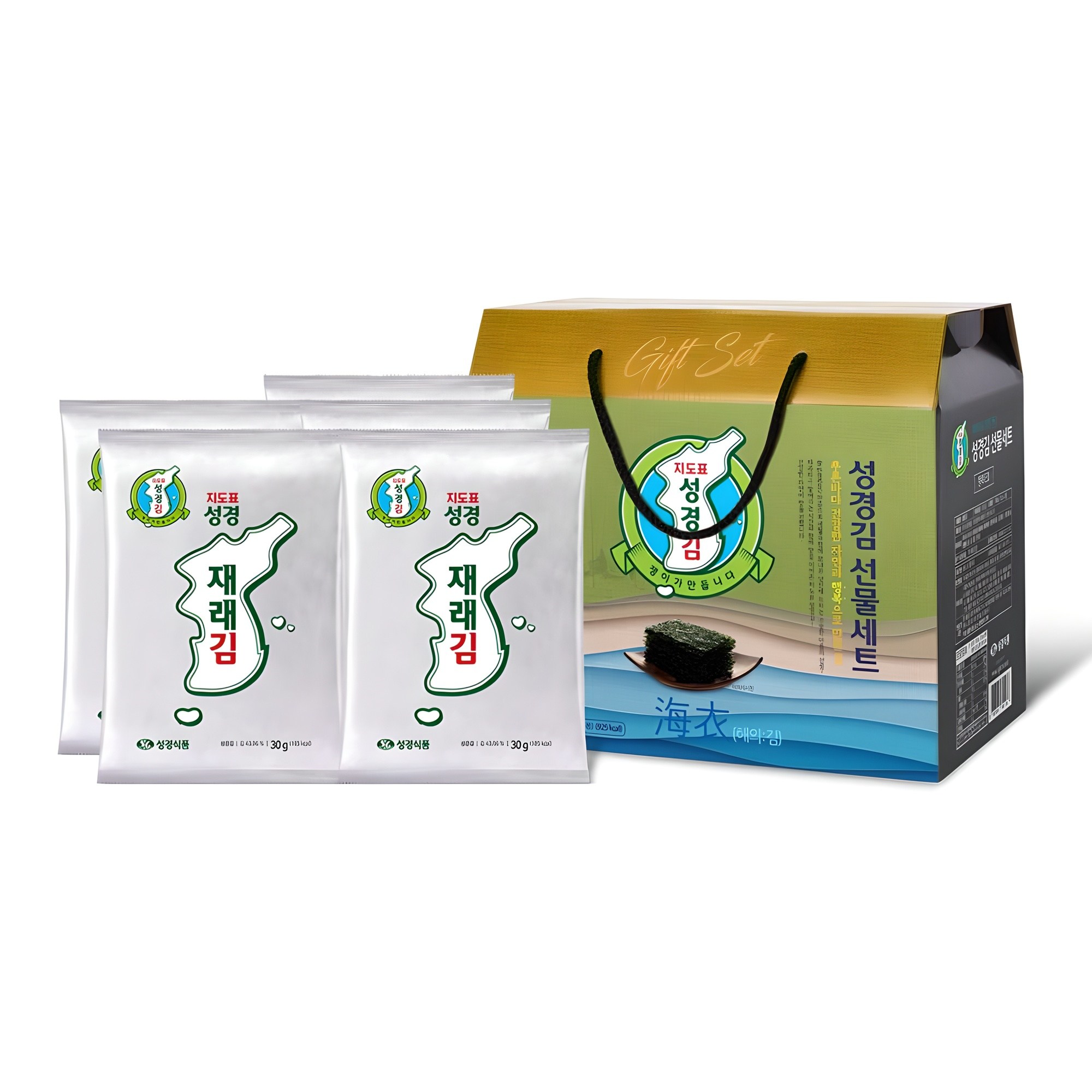 지도표성경 재래전장김 행복E세트, 30g 5봉 10,990원