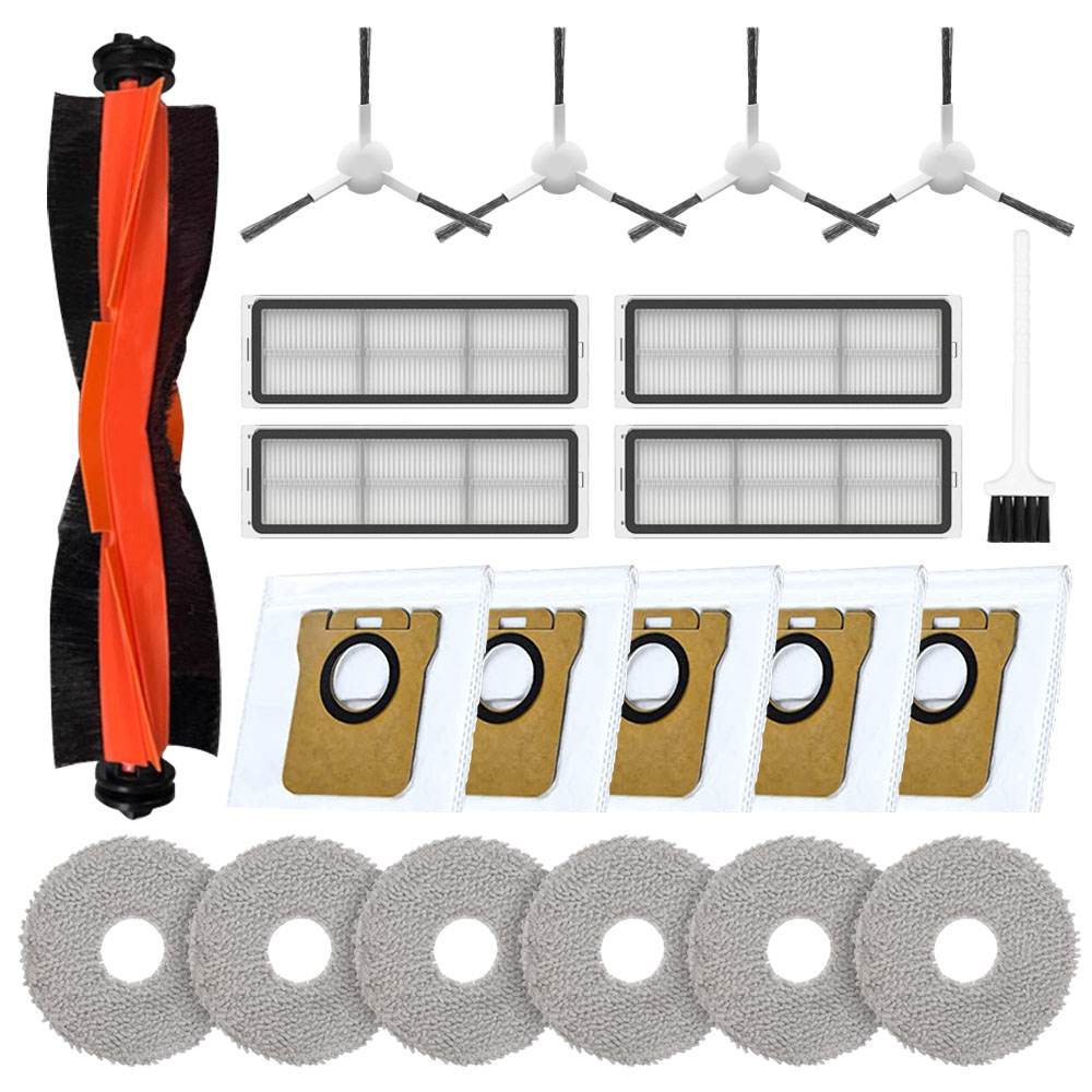 Yivy 드리미 L10S Ultra 메인 브러쉬 물걸레 더스트 백 필터 사이드 브러쉬 소모품, 1세트, DRM-L10-SET21B 26,000원