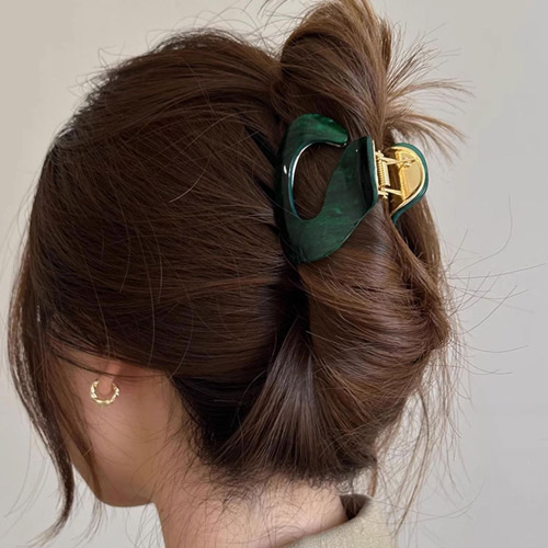 디아픽 2color 자개 마블 반묶음 집게핀 7,900원