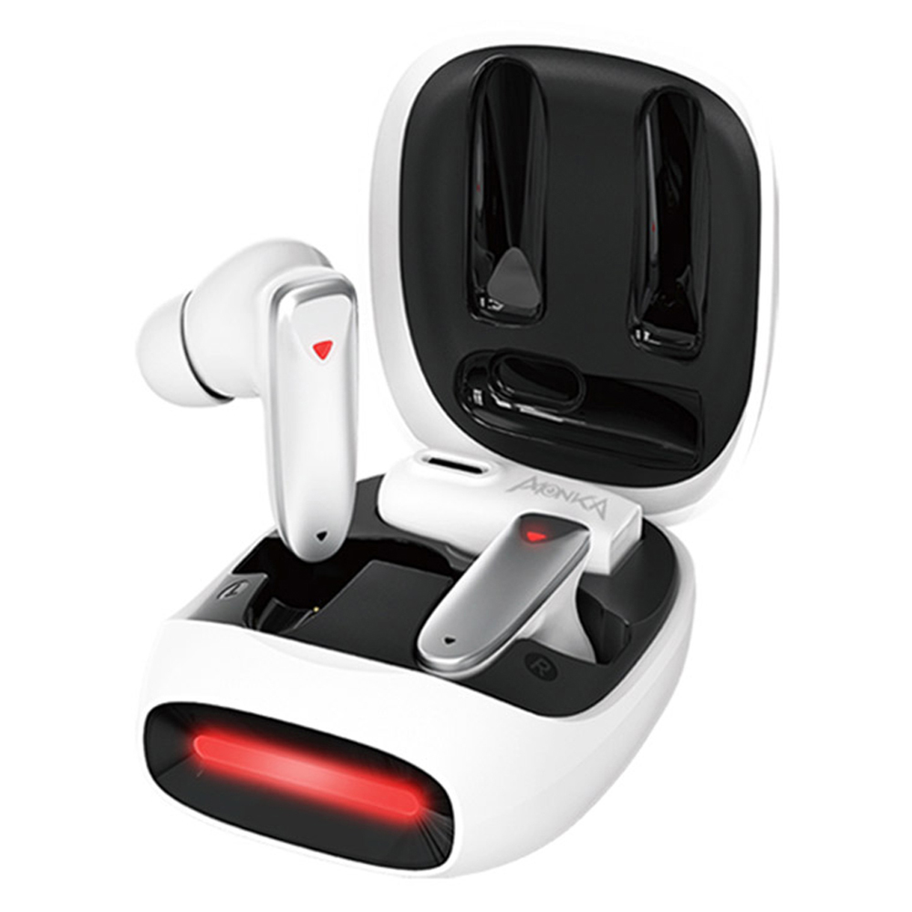 몬카 무선 블루투스 게이밍 이어폰 C타입 동글, 단품, 화이트 50,240원