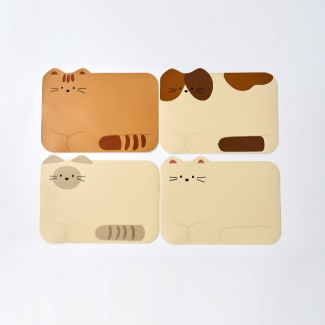 모던하우스 ON L 뚱냥이 레더룩 식탁매트 4종 세트 19,160원