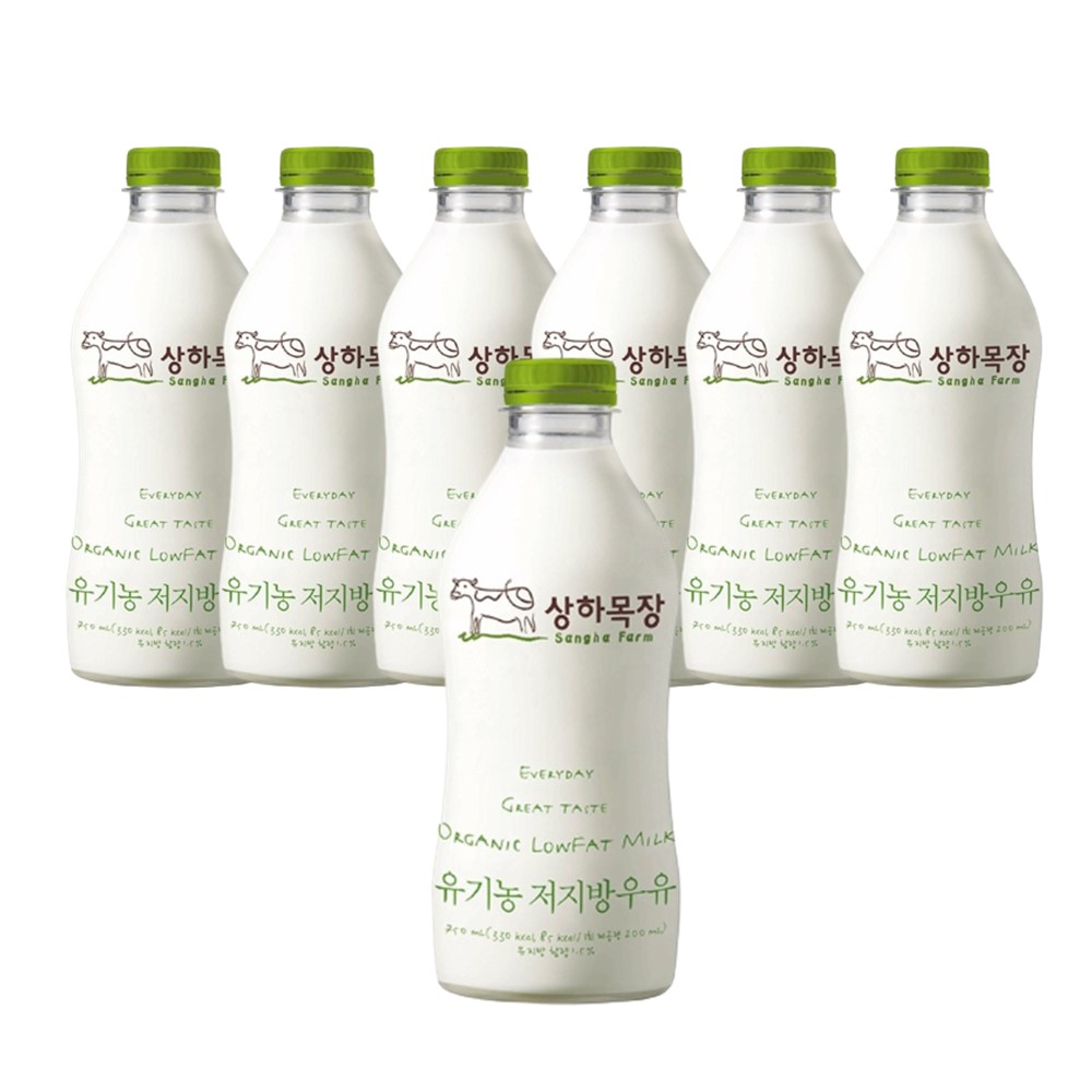 매일 상하목장 유기농 저지방 우유 750mlx6개 아이스박스 배송, 750ml, 6개 38,900원
