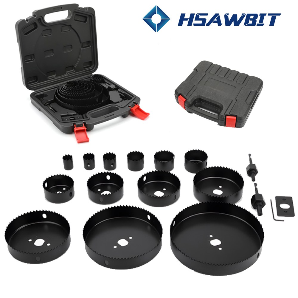 솔리드 목공용 홀쏘 세트 17PCS 목공 바이메탈 용 홀커터 타공 천공, 1개 18,900원