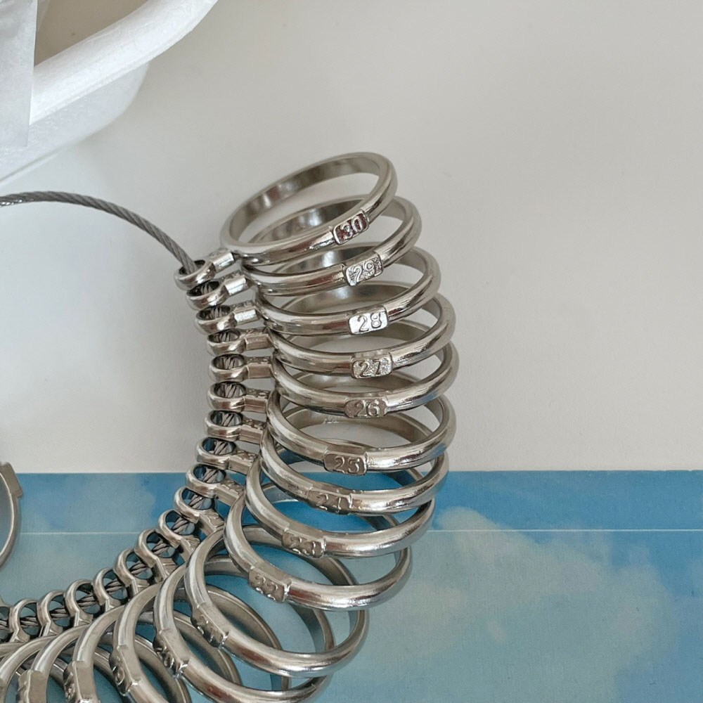 퓨어린 [최저가/필수템] 반지사이즈 호수 확인 측정기 체크 링게이지 4,900원