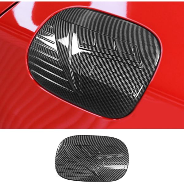 자동차 연료 도어 커버 기아 스팅어 2018년 2019년 2020년 2021년 2022년 2023년과 호환되는 가스 탱크 프로텍터 외부 액세서리 장식 탄소 섬유 패턴 63,900원